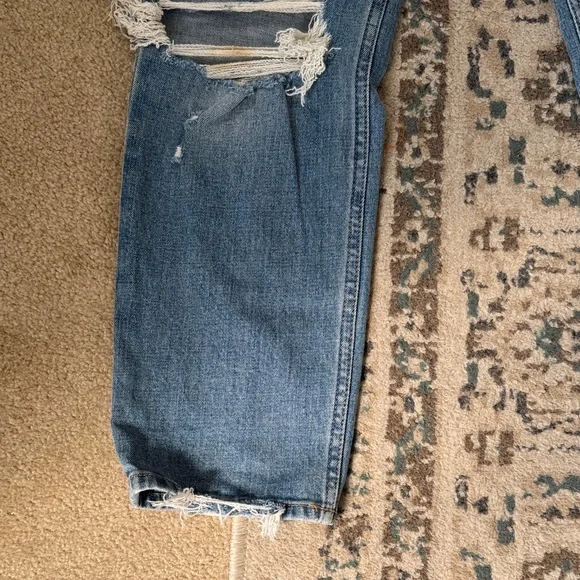 Abercrombie & Fitch High Rise Blue Jeans - Picture 4 of 6